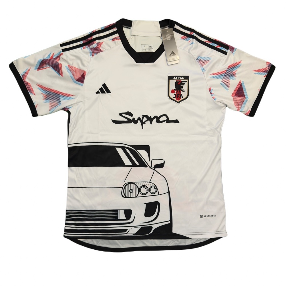 Japan Soccer Jersey Toyota Supra Special Edition Very Rare M-L